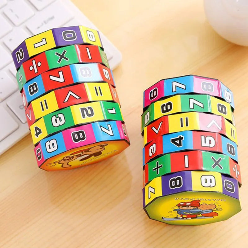 Pädagogischer Mathe-Puzzle-Würfel