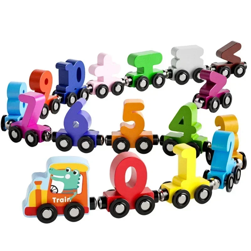 Magnetische Spielzeugzahlen