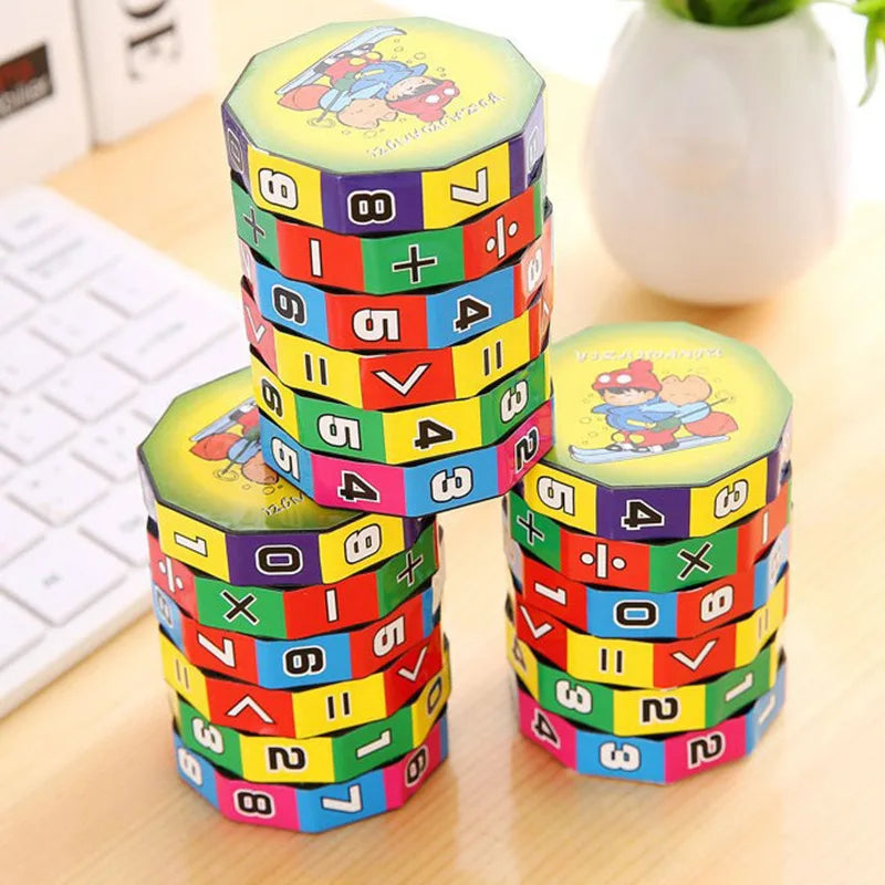 Pädagogischer Mathe-Puzzle-Würfel