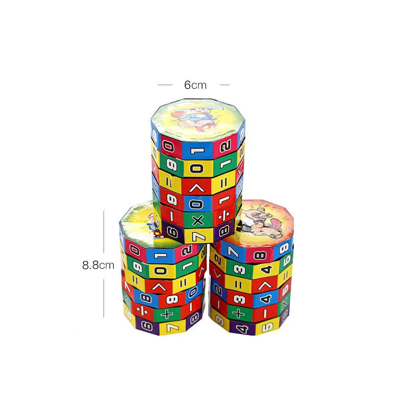 Pädagogischer Mathe-Puzzle-Würfel